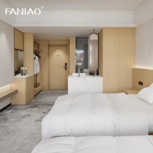 Wholesale Custom Hotel Room Armoire Open Storage Wardrobe Wooden Closet Design with Mirror from china suppliers