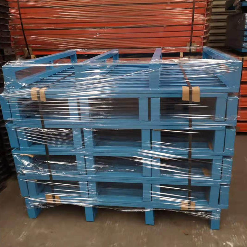 Customized Industrial Warehouse Steel Pallet Heavy Duty Steel Pallet 2 Way Entry