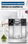 55KG Intelligent Snowlake Stainless Steel Ice Machine Black 220V 50HZ