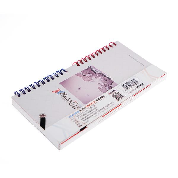 Wirebound Spiral Notebook Printing Belly Band Custom Hardcover Book Printing