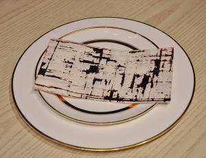 Wholesale Decorative Printed Paper Gold Foil Napkin With Flower Lines from china suppliers