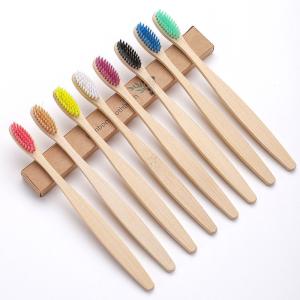 Wholesale Biodegradable Natural Bamboo Toothbrush Bamboo Charcoal Soft Toothbrush from china suppliers