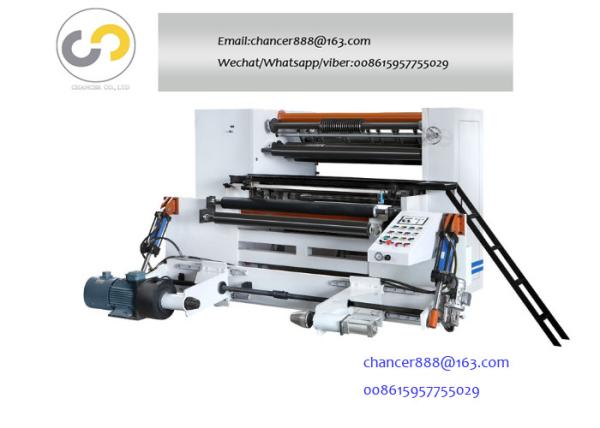 300m/minute High speed jumbo roll slitting rewinding machine for paper, plastic