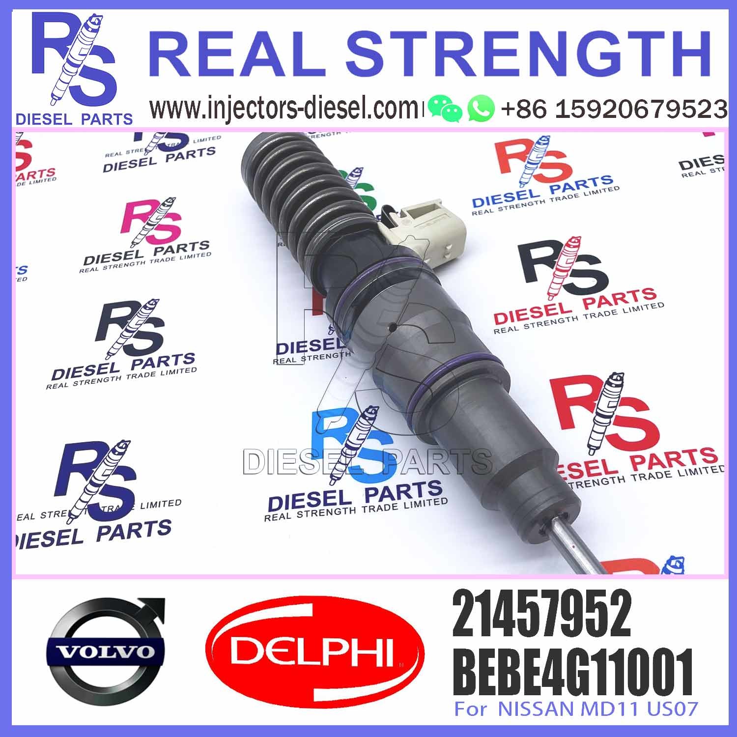 21457952 Fuel Injector BEBE4G11001 85003664 85013159 21458369 21467658 for V-O-L-V D16
