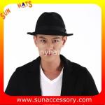 4190369 Sun Accessory customized winner England style fashion wool felt fedora