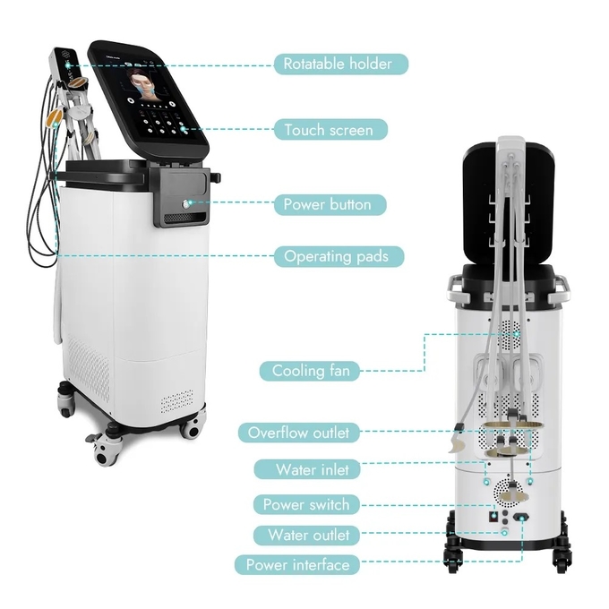 RET Face Anti eye bags wrinkle removal face massage EMS RF facial care machine