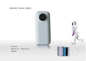 Wholesale 4400mAh Cute Size Mobile Devices Li - Polymer Battery Dual USB Power Bank from china suppliers