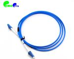 Armored Fiber Optic Patch Cables LC UPC - LC UPC Zipcord SM Duplex 3.0 LSZH Blue