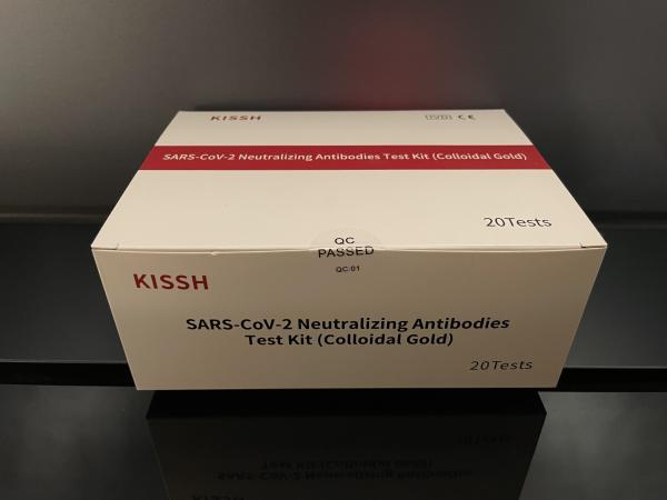 Whole Blood Neutralizing Antibodies Test Kit Colloidal Gold Immunochromatography