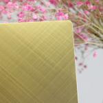 Cold Rolled Brushed Stainless Steel Plates For Living Room Background Wall