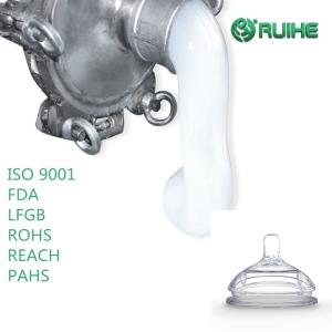 Wholesale Food Grade Injection Liquid Silicone Rubber Hardness 50 Shore A High Transparent Baby Feeder Nipple from china suppliers