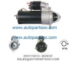 0001110012 - BOSCH Starter Motor 12V 1.7KW 9,10T MOTORES DE ARRANQUE