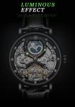 Elegant Appearance Tourbillon Mechanical Watch Moon Phase Mechanical Wrist Watch