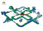 Giant Inflatable Floating Water Park Equipment For Beach Amusement