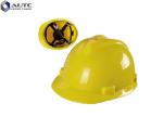 Petrochemical Construction Hard Hats ABS Plastic Material Textile Straps With