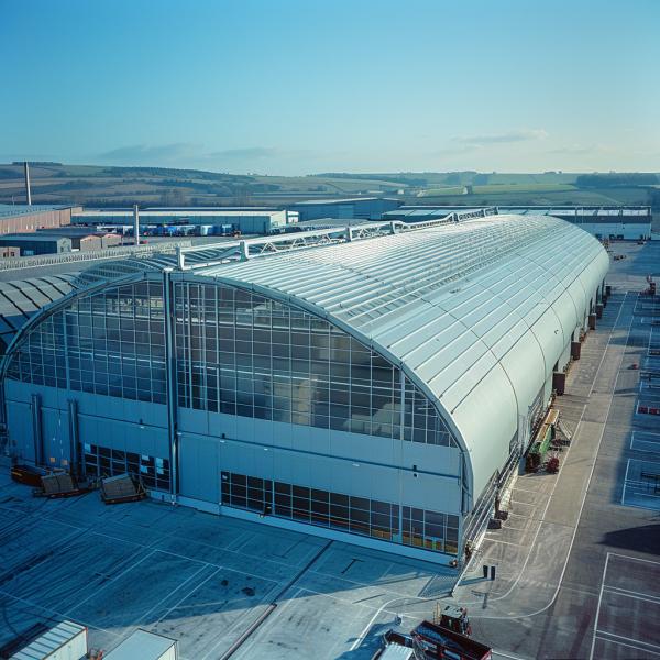 Warehouse Roof Structure For Large Logistic Centers Maximizing Space And