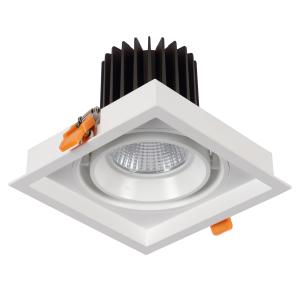 Wholesale 25W 32W LED Recessed Adjustable Transparent Grid Spotlight CRI 89 Ceiling Light from china suppliers