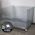 Hot Dipped Galvanized Industrial Collapsible Wire Container Products , Stackable