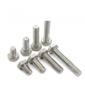 Wholesale M50x150 Inconel 718 Material High Temperature Alloy GH 4169 Stainless Steel Fasteners Full Thread Hex Bolt from china suppliers
