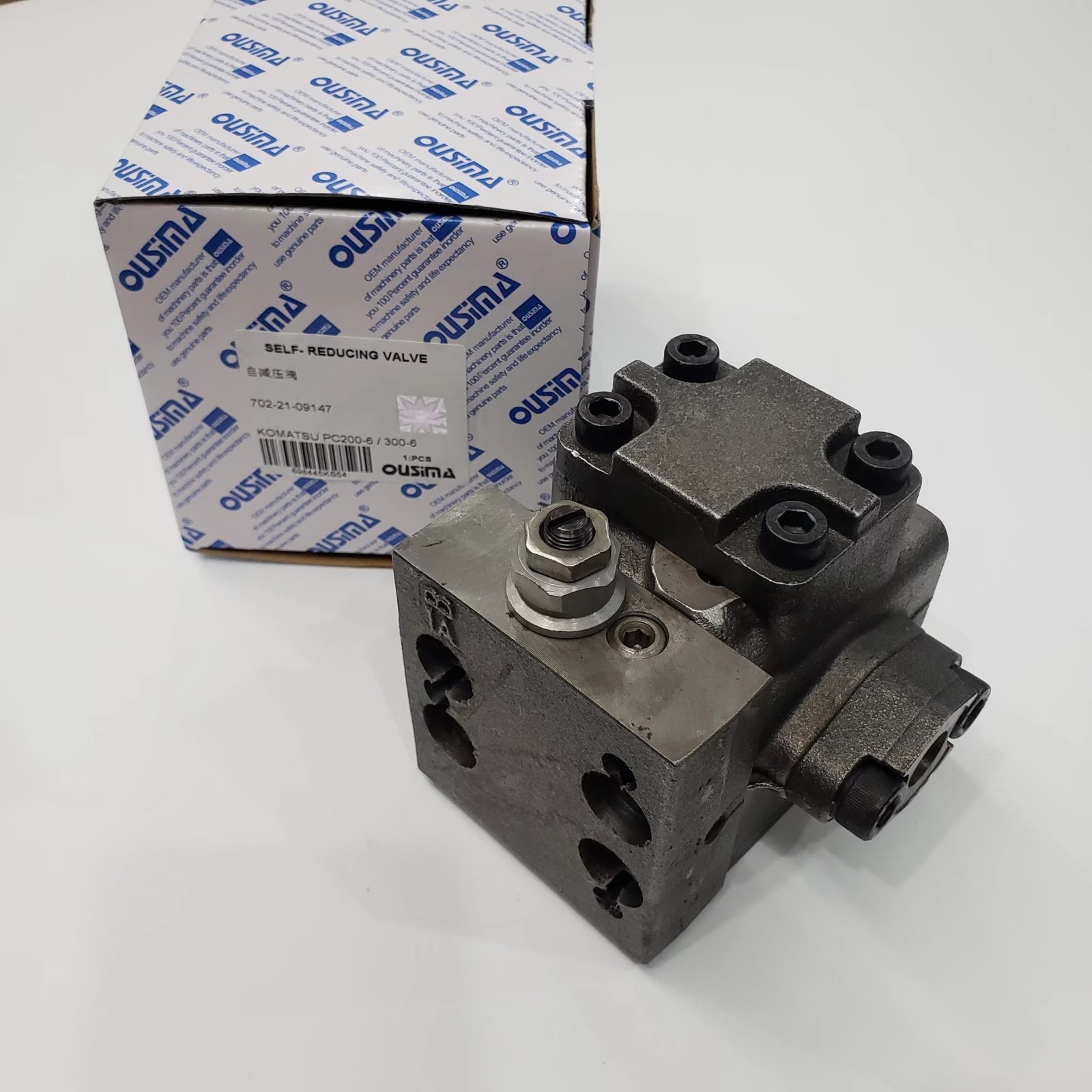 Komatsu PC200-7 Excavator Hydraulic Valve , 702-21-09147 Pressure Reducing Valve