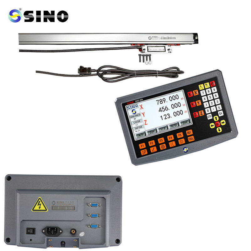 Multifunctional Linear Scale DRO System With 1µm Resolution LCD And 2 Axis DRO