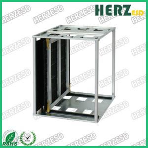 Wholesale SMT Antistatic PCB ESD Magazine Rack Conductive Circulation Adjustable Aluminum Metal Belt from china suppliers
