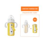 3 In 1 Travel Formula Dispenser Bottle USB Baby Milk Feeding Glass Bottle BPA