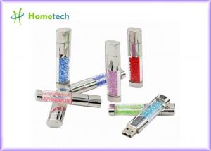 Wholesale Fashion USB 2.0 Flash Pen Drive , Crystal Heart USB Flash Drive Diamond Memory Stick from china suppliers
