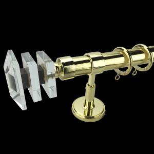 Wholesale 16mm Pipe Curtain Rods Crystal Diamond Interlaced Two End from china suppliers