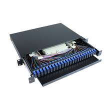 Wholesale LC Duplex Fiber Optic Patch Panel Black Color for Network Connection from china suppliers