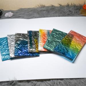 Wholesale Coloured Decorative Glass Flat And Curved Decorative Art Glass Tempered Safety Glass Colorful Hot Melt Glass For Curtain Wall / Balustrades from china suppliers
