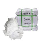 High Quality 20-60cm 5kg 10kg 20kg 25kg Bales Industrial Rags White Color Mixed