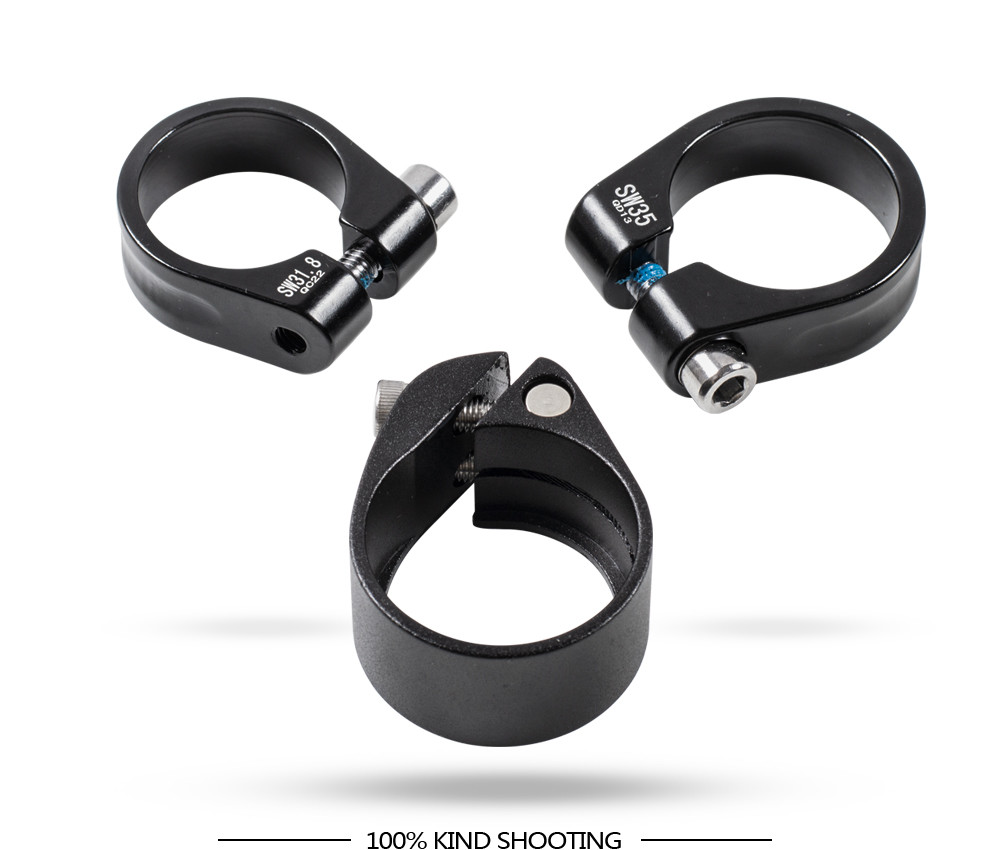 Mountain Road Bicycle Seat Clamp 7075 T6 Aluminum Alloy Black