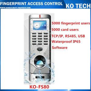 Wholesale KO-FS80 Metal Case Fingerprint Reader Standalone Entry Access Control from china suppliers
