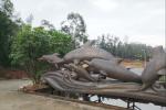 Cast Metal Bronze Animal Sculptures Realistic Style For Public Decoration