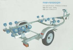 Wholesale Custom Aluminum Alloy Single SHAFT Boat Trailers For RIB-520 Boat 4.75*1.73m from china suppliers