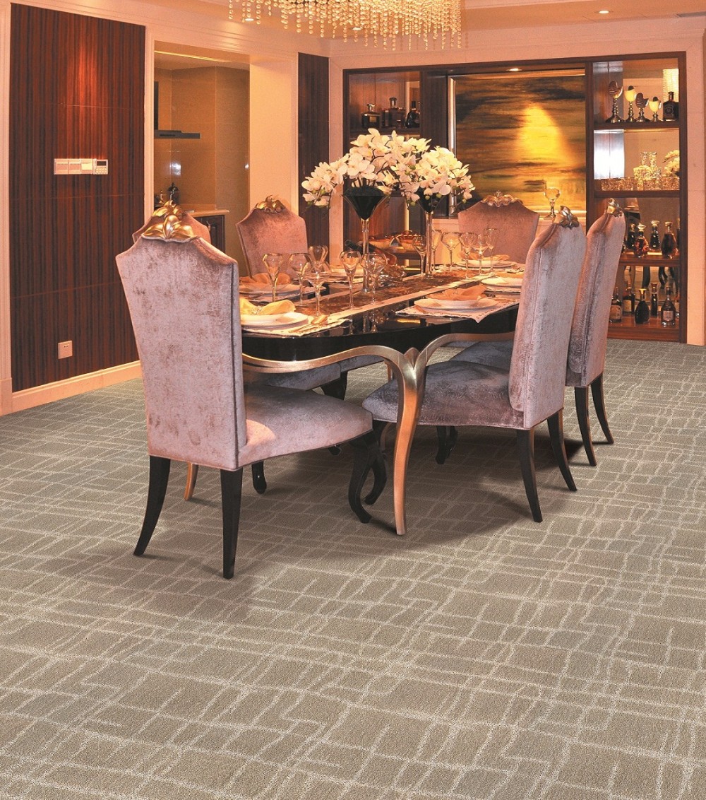 High cut low loop plain style carpet for Hotel room and Home