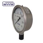 SS304 0-100Bar PSI 63mm 100mm Glycerin Manometer Pressure Gauge Glycerin Filled