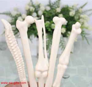 Wholesale Syringe Pen Writing Supplies Bone Shape Ballpoint Pens New creative gift school supply from china suppliers
