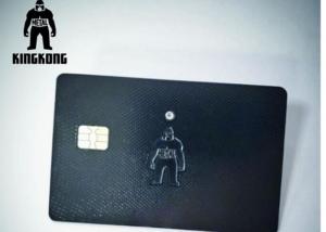 China Stainless Steel Metal RFID Card , Radio Frequency Identification Card  With Contact Chip Plating  Finished on sale