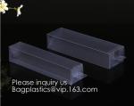 pvc box Clear PVC box with foil stamping Alternatives to acrylic box pvc box