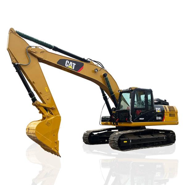 Used Middle Size Caterpillar 324 Hydraulic Excavator Original Components 24