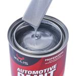 Refinish Sparking Silver Metallic Automotive Paint Powder Coating 1K Basecoat