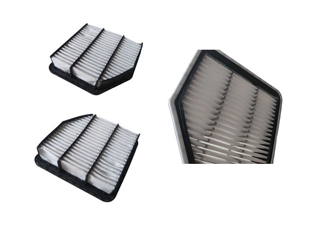 Black PP And White Non-Woven 17801-31110 High Performance Air Filters For Cars