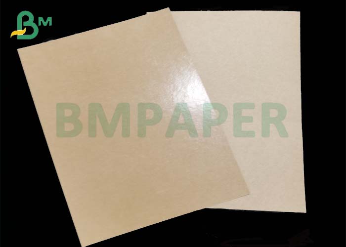 250g Single PE Coated Food Grade Brown Kraft Paper For Packaging Box 