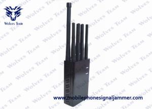 Wholesale 3600mA/h Battery Handheld Cell Phone Jammer , GPS Tracker Blocker L1 L2 L5 from china suppliers
