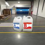 VOC Free Eco Friendly Epoxy Resin Coating Concrete Garage Floor Painting
