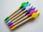 Promotional Custom Logo Advertisting White Plastic pen ABS Ball point pen with