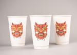 16oz Coffee Design Air-Pocket Insulation Double Walled Hot Paper Cups