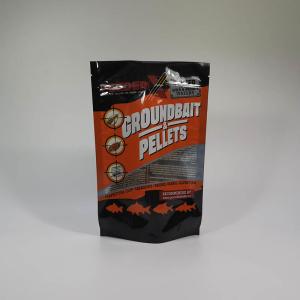 Wholesale Moisture Proof Flexible 11 Inch Black Stand Up Pouch With Window from china suppliers